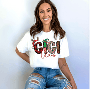 T-Shirt with Gigi Claus in DTF - Twisted Image Transfers