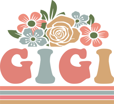 Gigi Flowers DTF (direct-to-film) Transfer