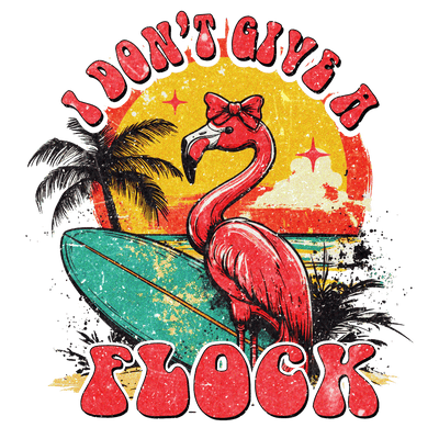 Give a Flock Distressed DTF (direct-to-film) Transfer