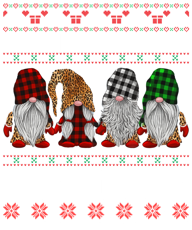 Gnomes Can't See Ugly Sweater DTF (direct-to-film) Transfer