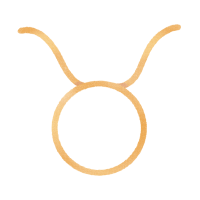 Gold ClipArt Zodiacs Taurus Symbols DTF (direct-to-film) Transfer