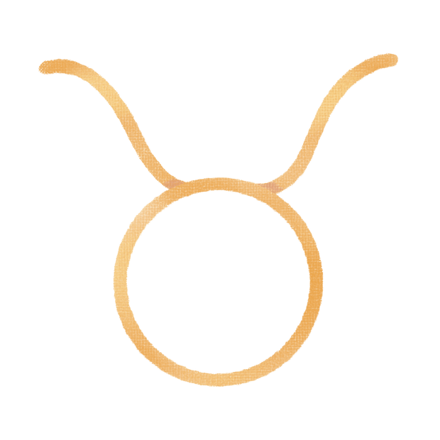 Gold ClipArt Zodiacs Taurus Symbols DTF (direct-to-film) Transfer