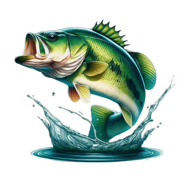 Green Jumping Fish DTF (direct-to-film) Transfer – Twisted Image Transfers
