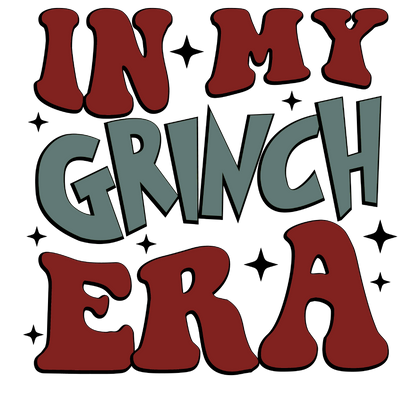 Grinch Era DTF (direct-to-film) Transfer