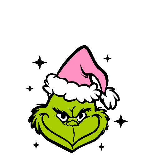 Grinch With Stars 8 Christmas DTF (direct-to-film) Transfer (Copy)