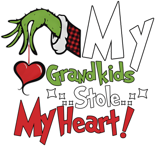 Grinch Grandkids Direct to Film DTF Transfer - Twisted Image Transfers