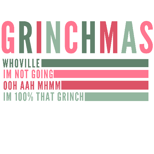 Grinchmas Whoville Christmas DTF (direct-to-film) Transfer