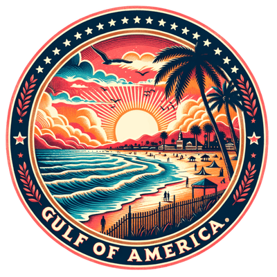 Gulf of America Beach of Waves DTF (direct-to-film) Transfer