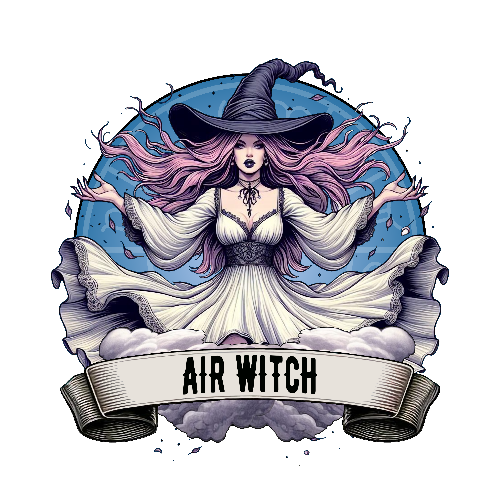 Halloween Air Witch DTF (direct-to-film) Transfer