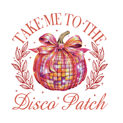 Halloween Disco Patch DTF (direct-to-film) Transfer