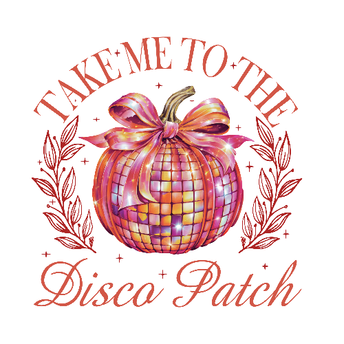 Halloween Disco Patch DTF (direct-to-film) Transfer