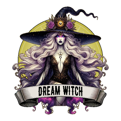 Halloween Dream Witch DTF (direct-to-film) Transfer