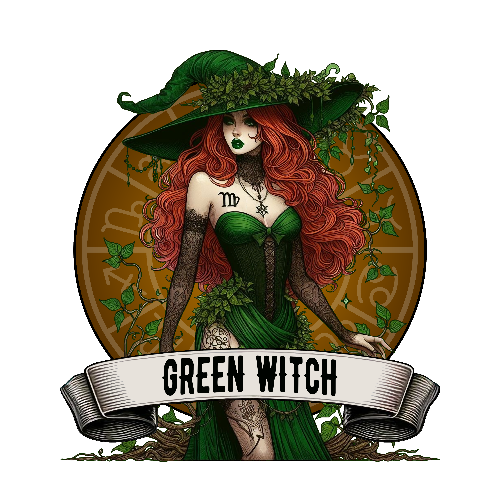 Halloween Green Witch DTF (direct-to-film) Transfer