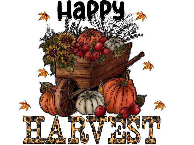 Happy Harvest DTF (direct-to-film) Transfer