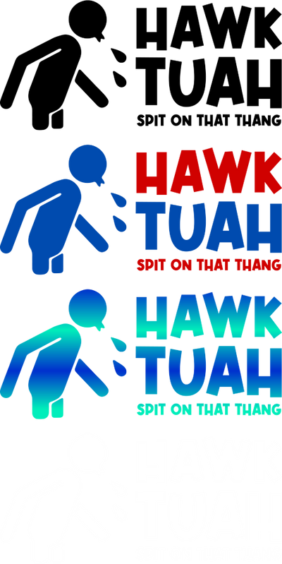 Hawk Tuah Hawk Tuah Hawk Tuah DTF (direct-to-film) Transfer