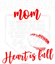 Baseball Mom Heart Is Full - Twisted Image Transfers