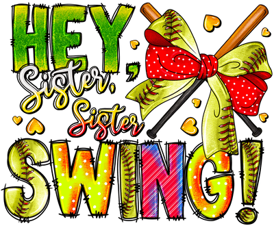 Hey Sister Sister Swing - Twisted Image Transfers