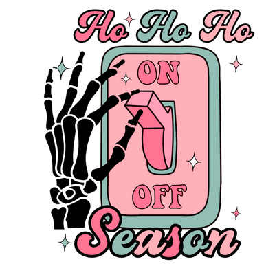 Ho Ho Ho Season Direct to Film DTF Transfer - Twisted Image Transfers