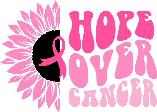 Hope Over Cancer DTF (direct-to-film) Transfer