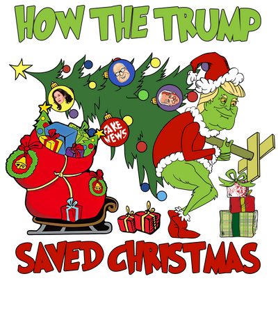 How the Trump Saved Christmas DTF (direct-to-film) Transfer