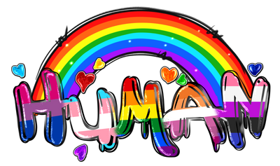 Human  Gay Pride Rainbow (direct-to-film) Transfer