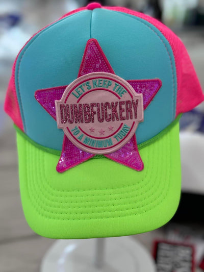 Dumbfuckery Trucker Hat from The Twisted Hat Bar