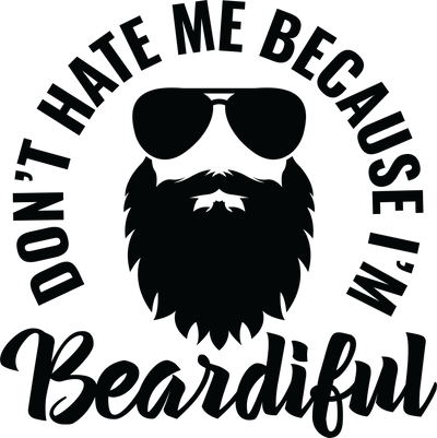 I'm Beardiful Dad DTF (direct-to-film) Transfer