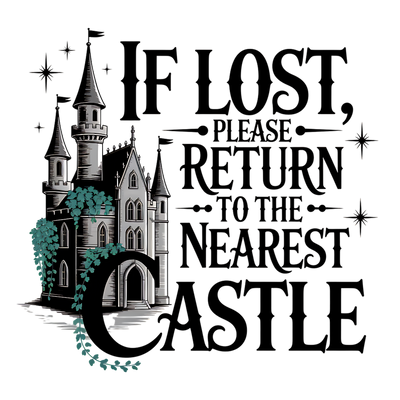 If Lost Please Return DTF (direct-to-film) Transfer