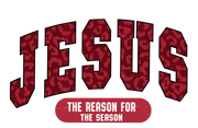 T-Shirt with Jesus is the Reason for the Season in DTF - Twisted Image Transfers