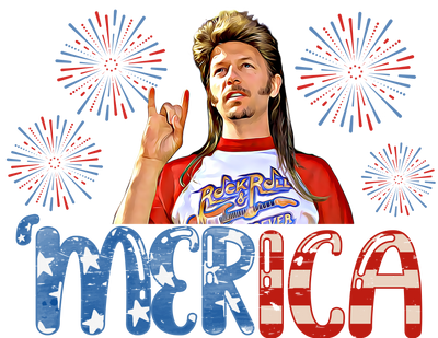 Merica Joe Dirt Fireworks DTF (direct-to-film) Transfer