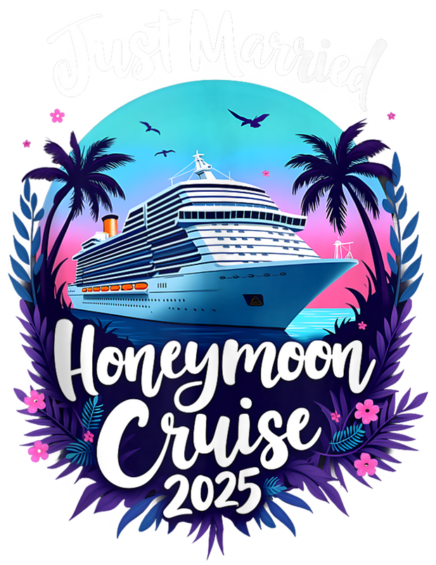 Just Married Cruise 2025 DTF (direct-to-film) Transfer