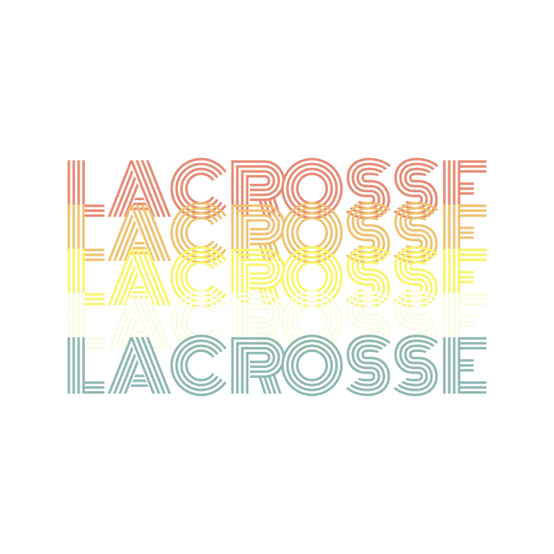 Lacrosse Stacked Pastel DTF (direct-to-film) Transfer