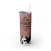 Spoiled Wife 20 oz UV DTF Skinny Straight Tumbler Wrap