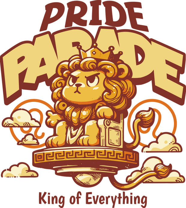 Leo Lion Pride Parade DTF (direct-to-film) Transfer