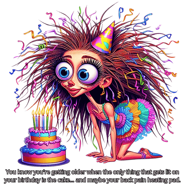 Lit on your Birthday Heating Pad DTF (direct-to-film) Transfer