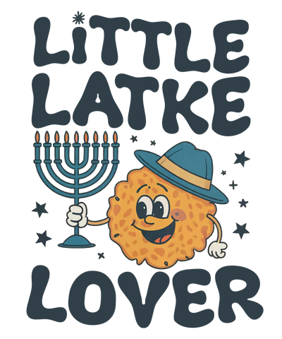 Little Latke Lover Hanukkah DTF (direct-to-film) Transfer