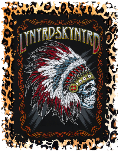 Lynyrd Skynyrd Cheetah full color DTF (direct-to-film) Transfer