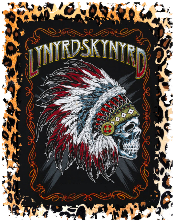 Lynyrd Skynyrd Cheetah full color DTF (direct-to-film) Transfer
