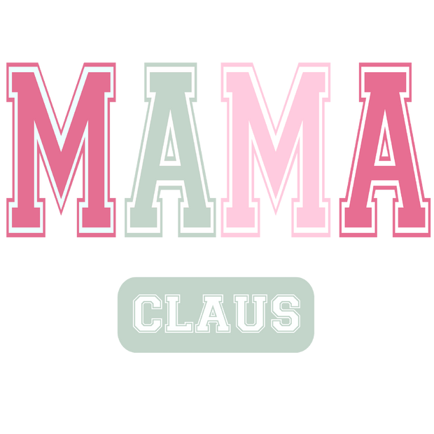 Mama Claus(2) DTF (direct-to-film) Transfer