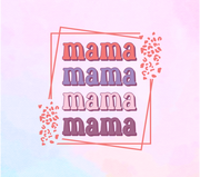 Mama Framed UV DTF Wraps for 20 oz Skinny Tumbler