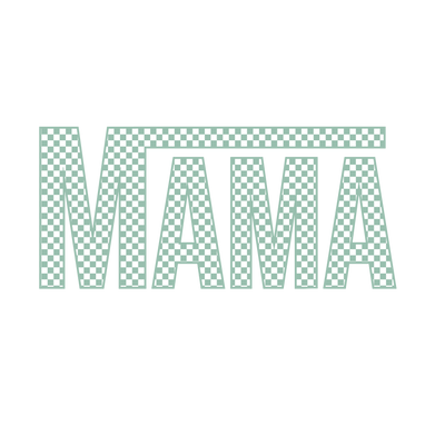 Mama in Green DTF (direct-to-film) Transfer