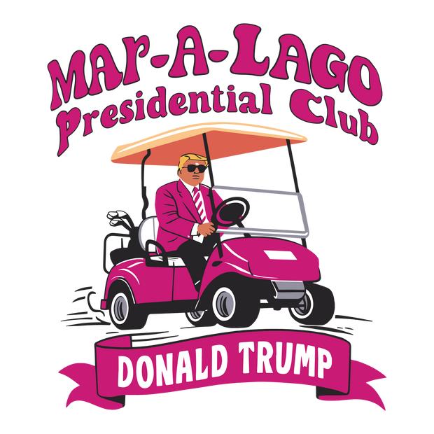 Mar a Lago Trump Club DTF (direct-to-film) Transfer