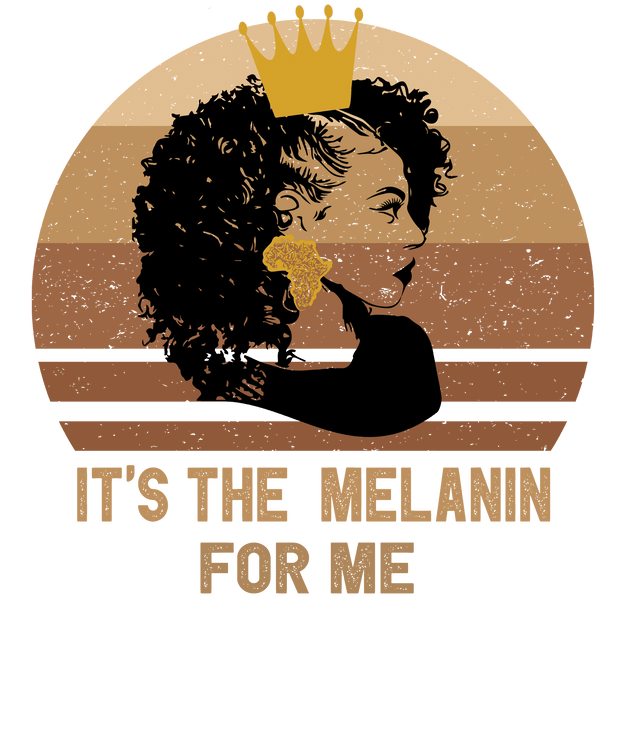 Melanin for me Black History DTF (direct-to-film)