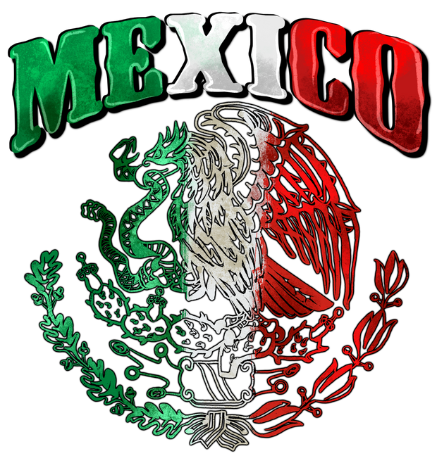 Mexico Coat of Arms DTF (direct-to-film) Transfer