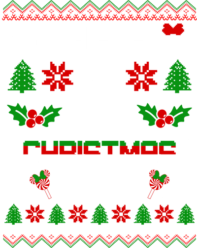 Mickey Ugly Christmas Shirt DTF (direct-to-film) Transfer