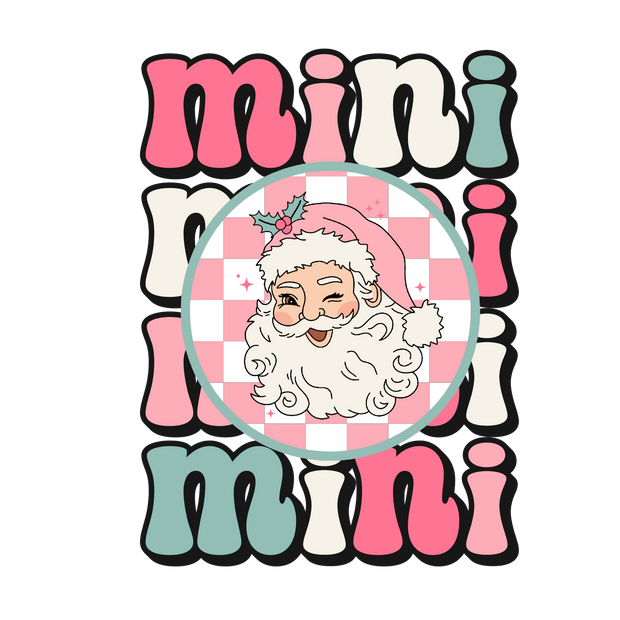 Mini Santa DTF (direct-to-film) Transfer