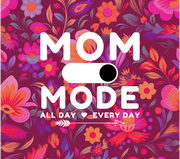 Mom Mode All Day UV DTF Wraps for 20 oz Skinny Tumbler