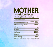 Mother Nutrition UV DTF Wraps for 20 oz Skinny Tumbler