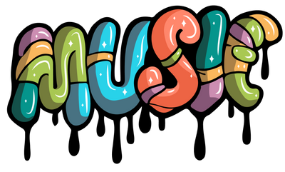 Music of Many Colors Color Drip DTF (direct-to-film) Transfer