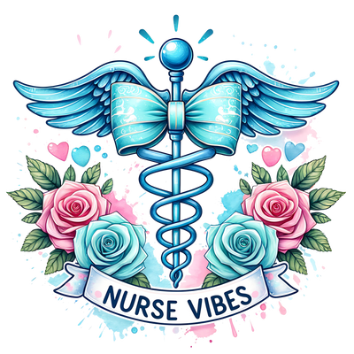 NURSE VIBES DTF (direct-to-film) Transfer